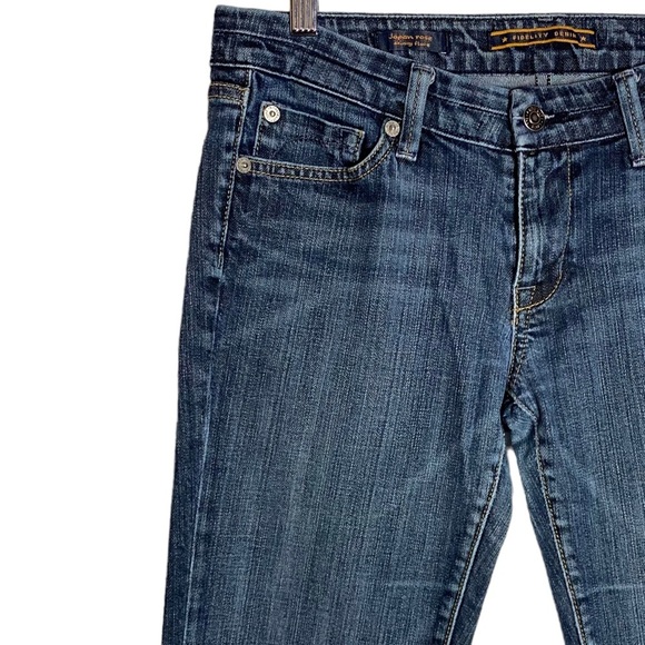 Fidelity Denim Japan Rose Skinny Flare Low Rise Jeans 29 - Picture 6 of 16